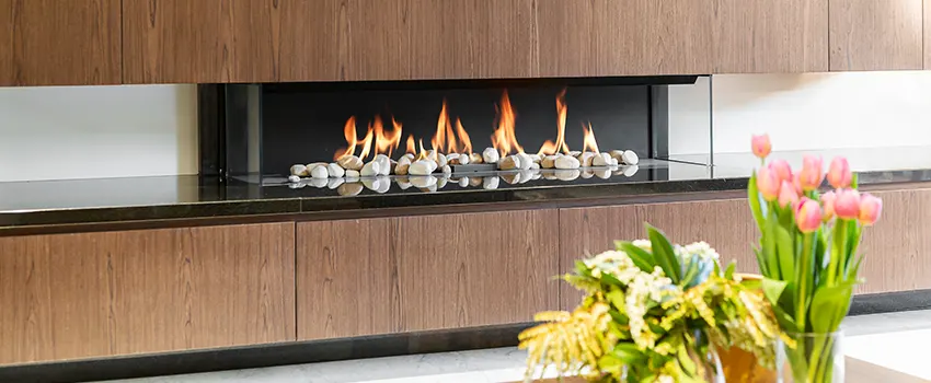 Double-height Fireplace Design Refurbishment in Methuen, Massachusetts