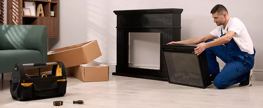 Old Rusted Metal Fireplace Repair And Replacement in Methuen, MA